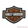 Patch Bar & Shield orange Harley-Davidson