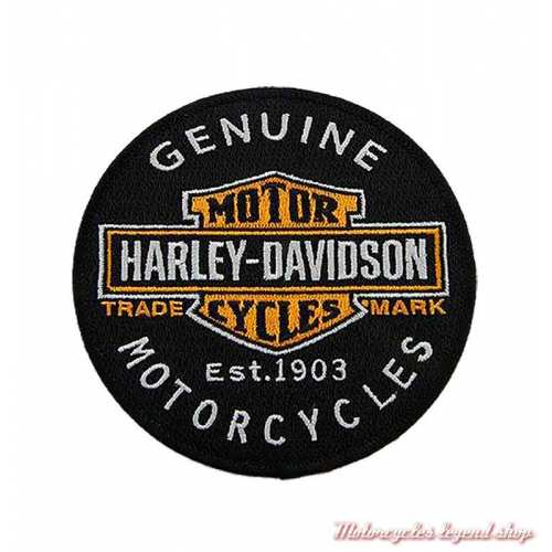 Patch rond Trademark Harley-Davidson