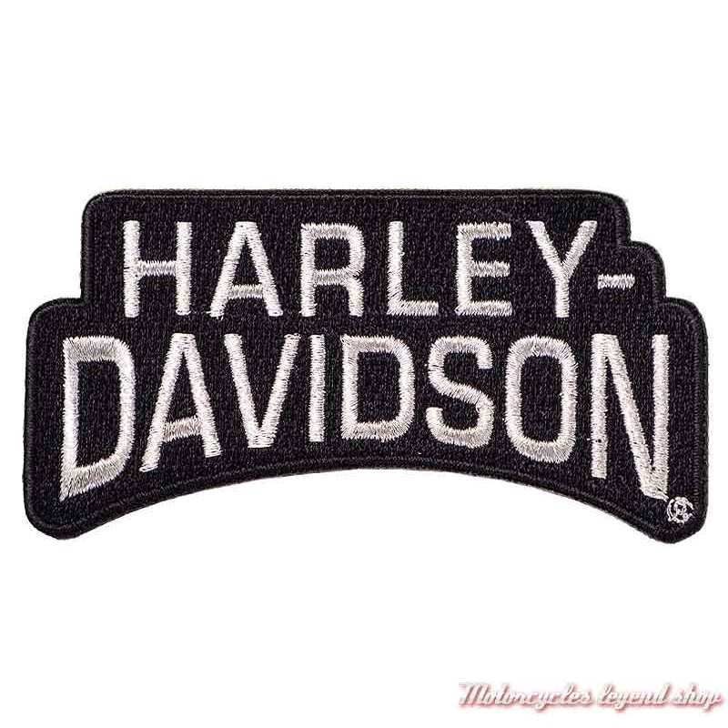 Patch réfléchissant Name Harley-Davidson à coudre, 10 x 5 cm, 8011666