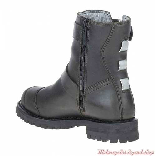 Boots Bremerton Harley-Davidson femme cuir noir, waterproof, homologuées, D86172-2