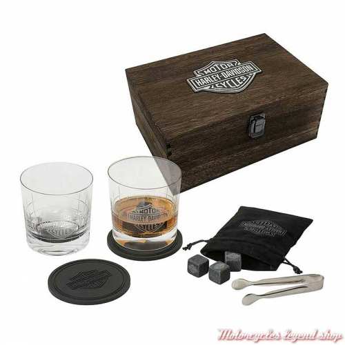 Coffret à whisky Premium Harley-Davidson