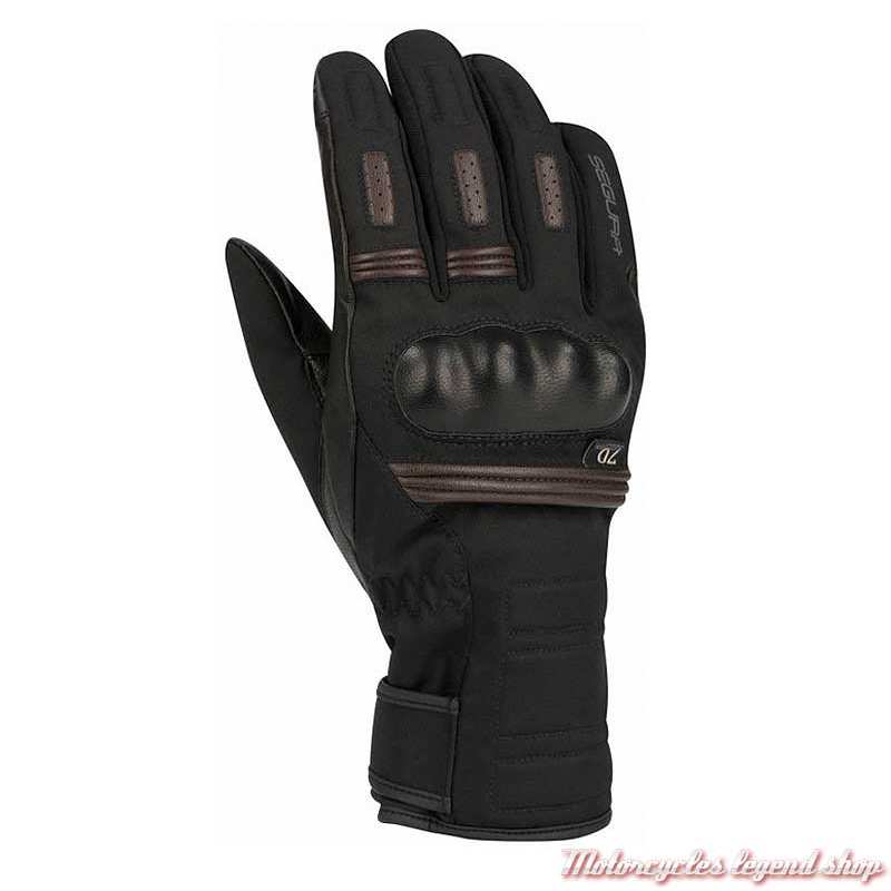 Gants hiver Nedd homme Segura, textile noir, SGH490