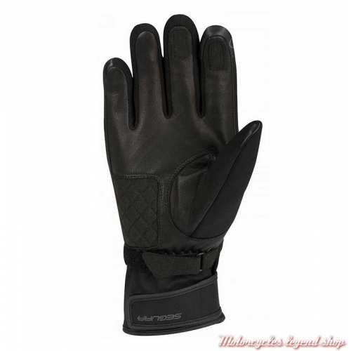 Gants hiver Nedd homme Segura, textile noir, SGH490