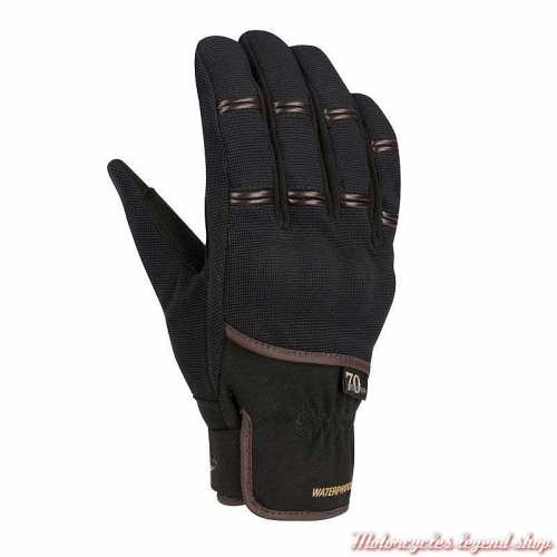 Gants textile Zeek homme Segura, noir, mi saison, waterproof, amara, SGM523