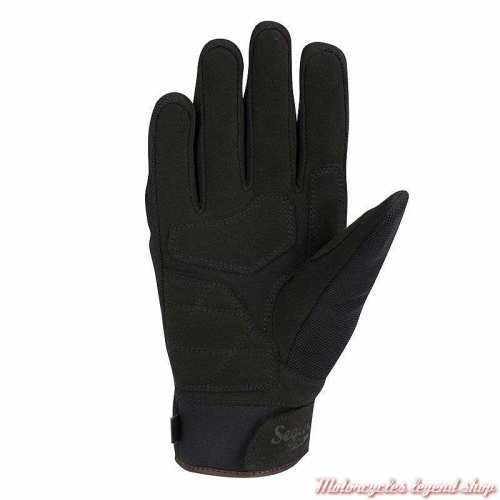 Gants textile Zeek homme Segura, noir, mi saison, waterproof, amara, paume, SGM523