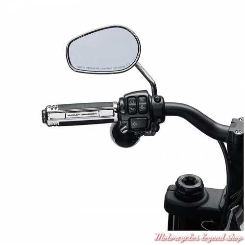Poignées chauffantes Empire Harley-Davidson, chrome, visuel, 56100436