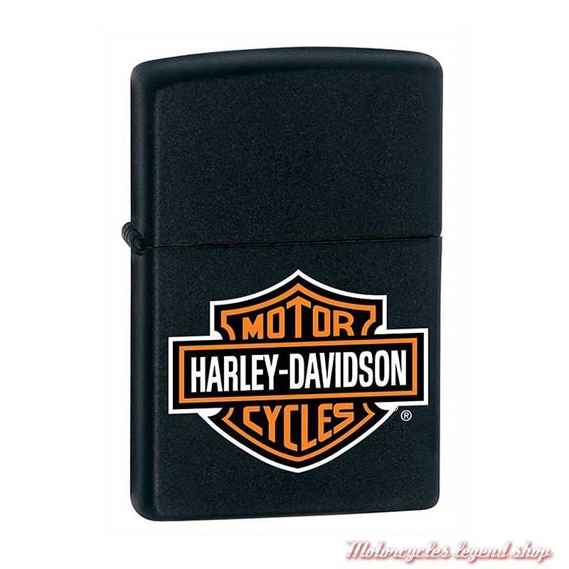 Zippo essence Harley-Davidson Bar & Shield, métal noir, 60001253