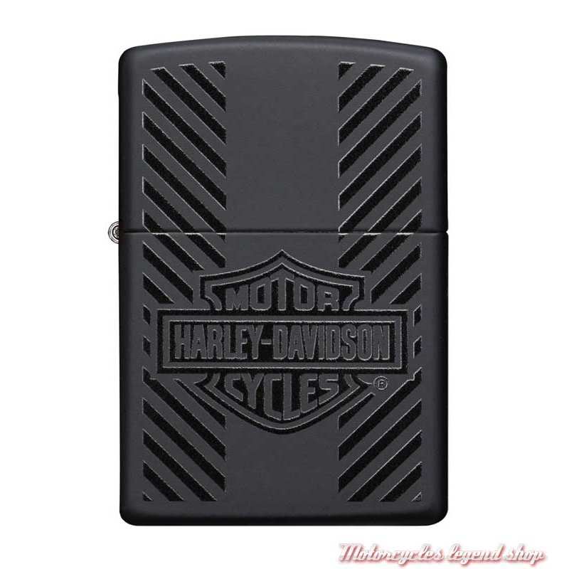 Zippo Bar & Shield Logo Harley-Davidson, noir mat, 60005262
