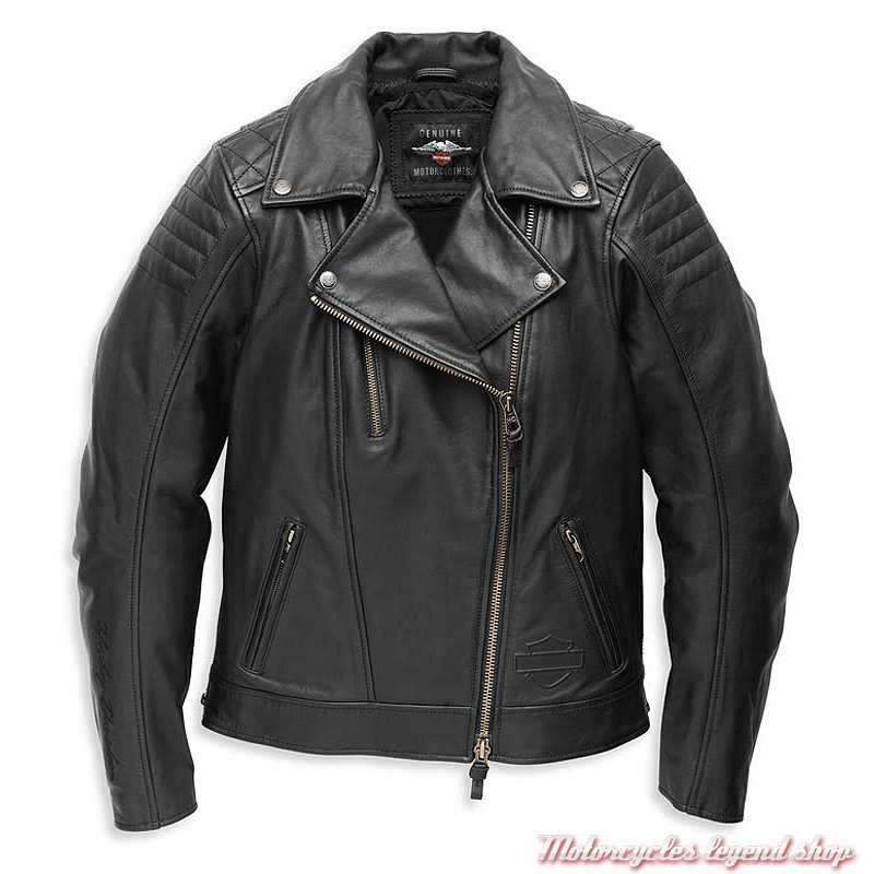 Perfecto Bezel black Harley-Davidson femme, noir, 97006-22EW
