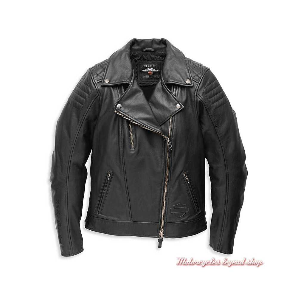 Perfecto Bezel black Harley-Davidson femme, noir, 97006-22EW