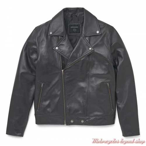 Perfecto cuir Casual Bar & Shield Harley-Davidson homme, noir, 97013-22VM