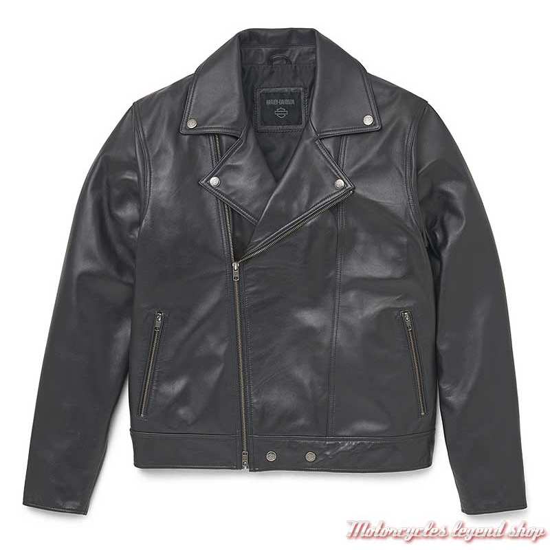 Perfecto cuir Casual Bar & Shield Harley-Davidson homme, noir, 97013-22VM