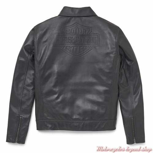 Perfecto cuir Casual Bar &amp; Shield Harley-Davidson homme, noir, dos, 97013-22VM