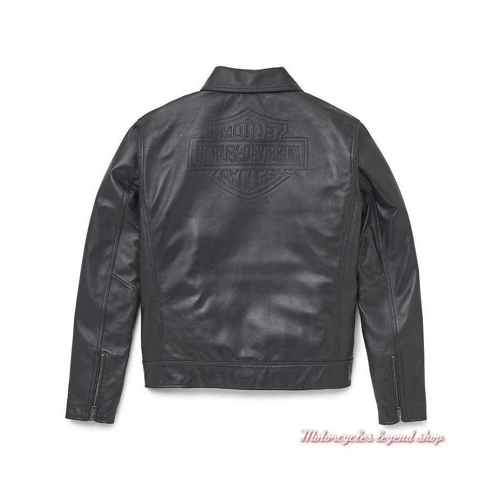 Perfecto cuir Casual Bar & Shield Harley-Davidson homme, noir, dos, 97013-22VM