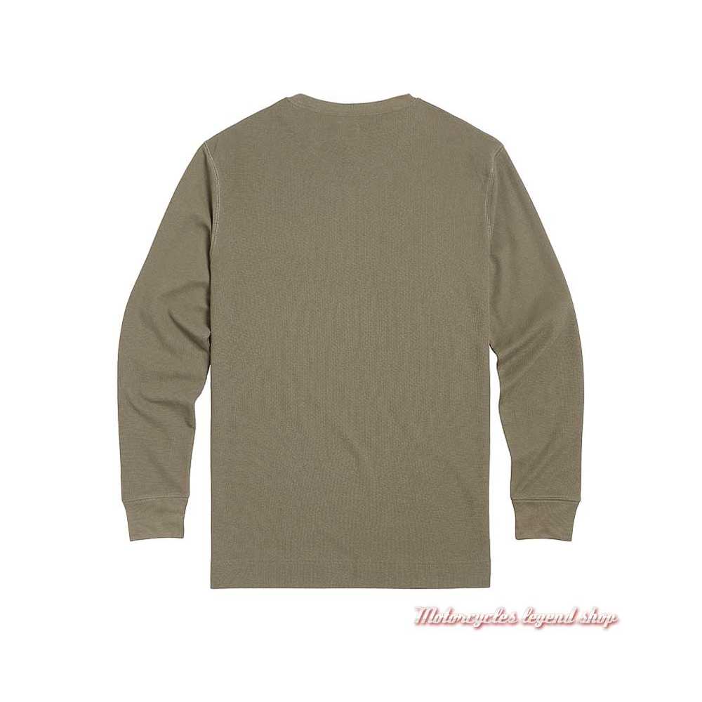 Tee-shirt Bettman Khaki homme Triumph, manches longues, coton, dos, MTLS21011