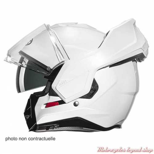 Casque I100 modulable Titanium HJC, gris mat, non contractuel, 188395