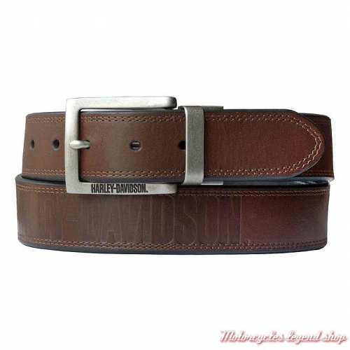 Ceinture cuir reversible Harley-Davidson homme