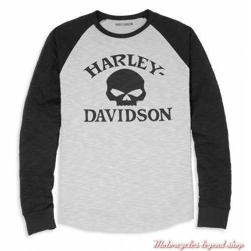 Tee-shirt raglan Skull Harley-Davidson homme