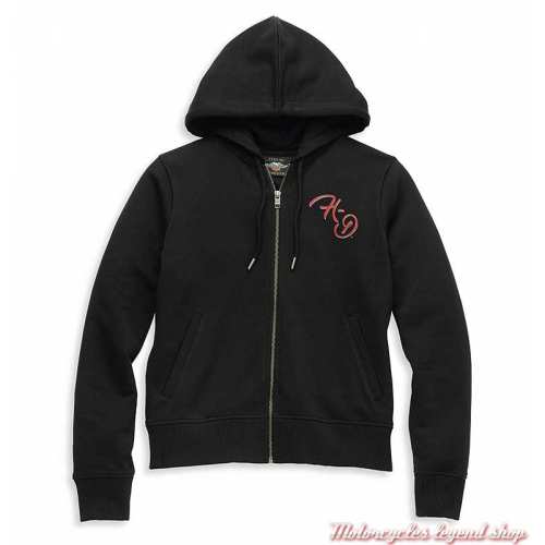 Sweatshirt zippé Harley-Davidson femme