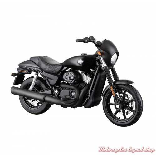 Miniature Street 750 2015 Harley-Davidson, noir, echelle 1/12, 32333