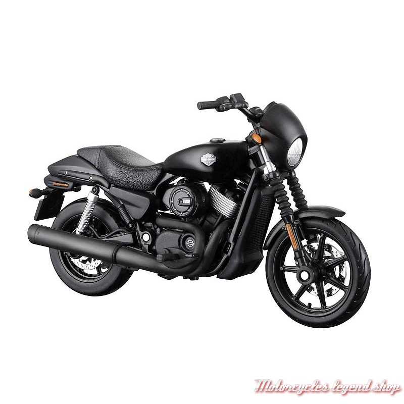 Miniature Street 750 2015 Harley-Davidson, noir, echelle 1/12, 32333