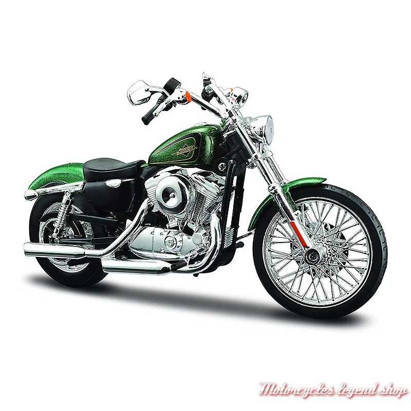 Miniature XL1200 Seventy-Two 2013 Harley-Davidson, vert, echelle 1/12, 32335