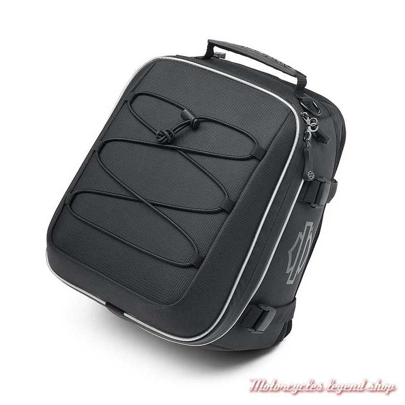 Bagage Tail Bag pour pouf Sportster S Harley-Davidson, noir, extensible, 93300128