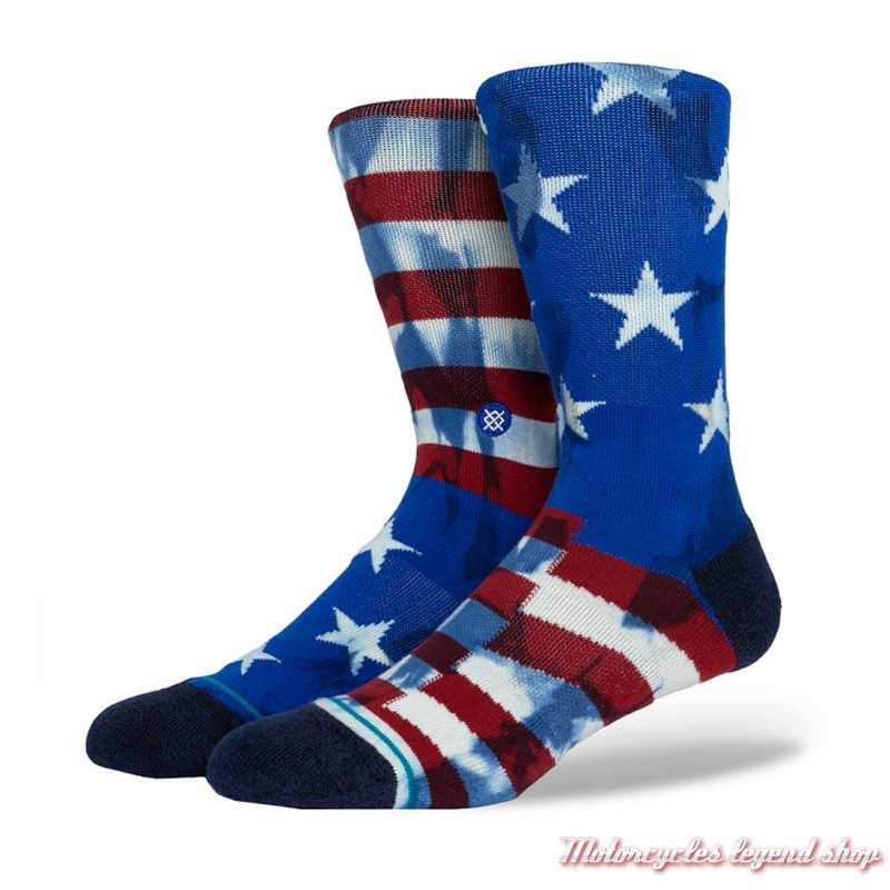 Chaussettes The Banner Stance, unisexe, étoiles drapeau USA, A556A21BAN 