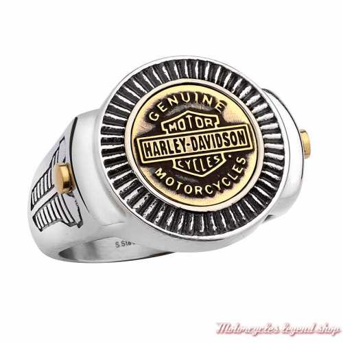 Bague Brass & Steel Harley-Davidson homme