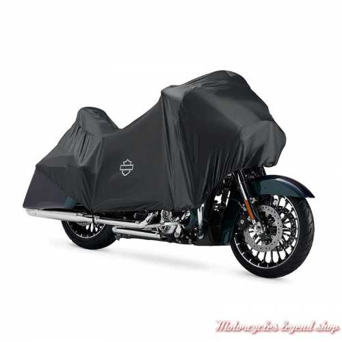 Housse moto de voyage compact grande taille Harley-Davidson, noir, 93100073