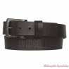 Ceinture cuir Vintage Race marron Harley-Davidson homme boucle amovible, HDMBT11769-BRN 