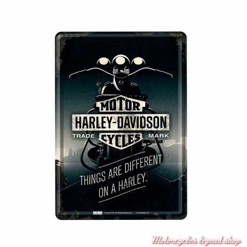 Carte postale métal Thing are different Harley-Davidson