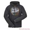 Sweatshirt Name Loop Harley-Davidson homme gris, zippé à capuche, Cornouaille Moto Quimper Bretagne, R003727 