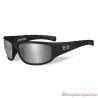 Lunettes solaire Burnout noir mat Harley-Davidson, verres gris silver flash, HABNT02 
