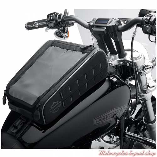 Sacoche de réservoir Premium Onyx Harley-Davidson Softail, noir, polyester, visuel 1, 93300159