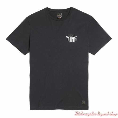 Tee-shirt Workshop Address Black homme Triumph