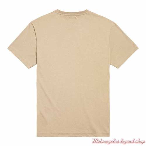 Tee-shirt Burnham Stone homme Triumph, manches courtes, coton, dos, MTSS22003