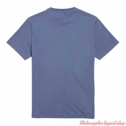 Tee-shirt Helston Powder blue homme Triumph, manches courtes, coton, dos, MTSS22010
