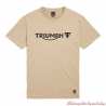 Tee-shirt Cartmel Stone homme Triumph, manches courtes, coton, MTSS22001
