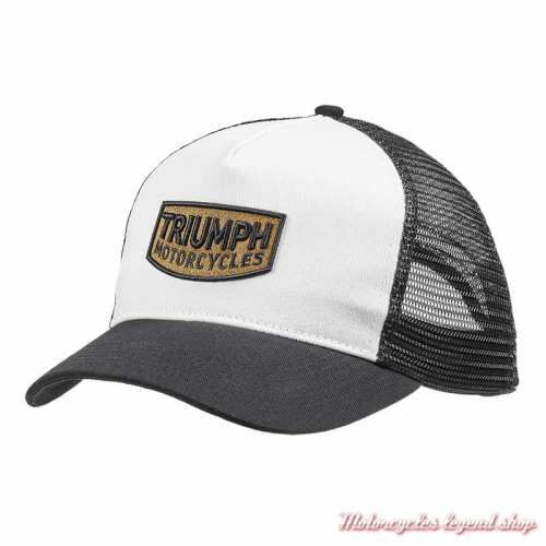 Casquette Dude Black & white Triumph