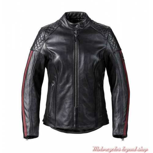 Blouson cuir Braddan Sport Triumph femme