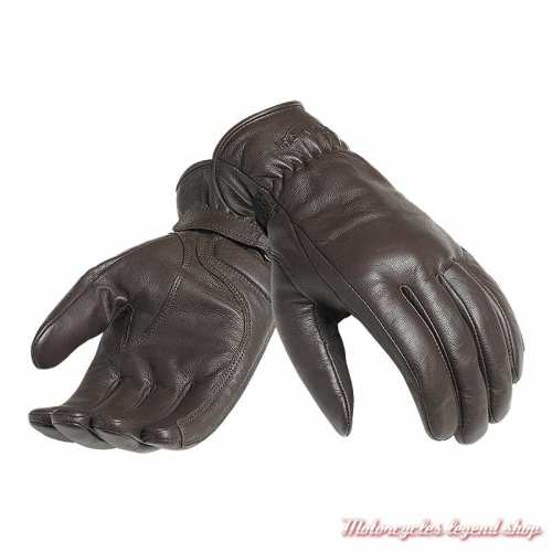 Gants cuir Vance marron Triumph