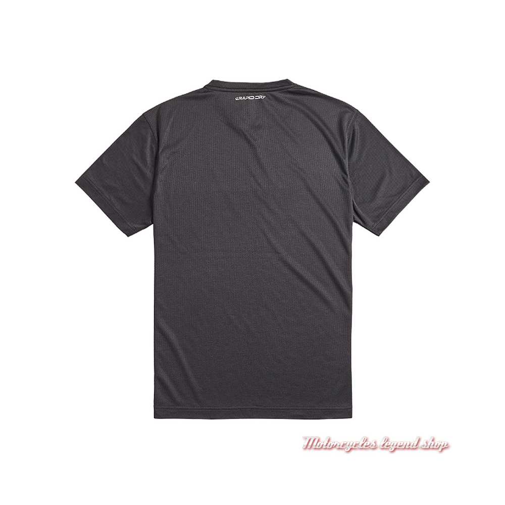 Tee-shirt à séchage rapide homme Triumph, noir, polyester, dos, MTSS22339