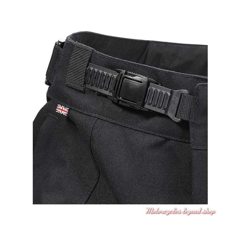 Pantalon Intrepid homme Triumph, noir, TRItECH, Airflow, dos, réglage taille, MTJS22341