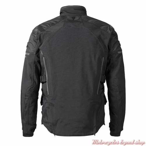 Blouson textile Gore-Tex Alder Triumph homme, noir, airflow, dos, MTPS21301