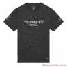 Tee-shirt Moto2 Triumph Racing 2022 homme, noir, manches courtes, coton, MTSS22902