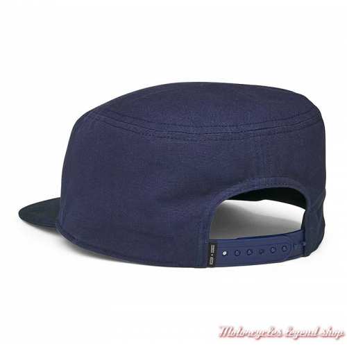 Casquette Racing Harley-Davidson homme, bleu peacoat, coton, réglable, dos, 97668-22VM 