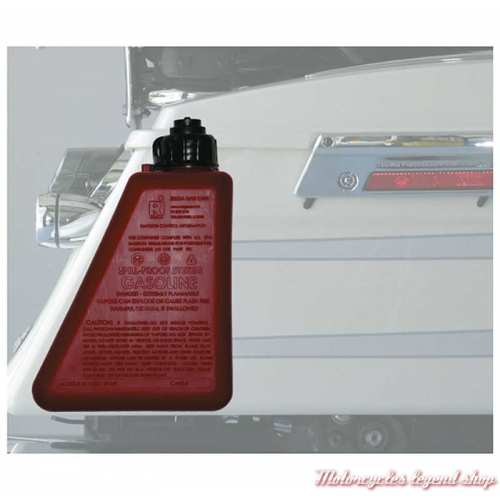 Jerrican essence, étanche, bec verseur, 4 litres env. visuel sacoche
