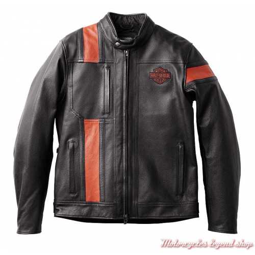 Blouson cuir Highway-100 Waterproof Harley-Davidson homme