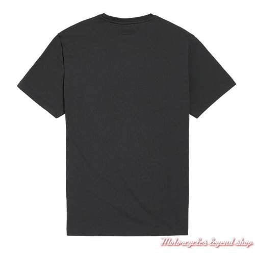Tee-shirt Castle homme Triumph, noir, coton, manches courtes, dos, MTSS22030